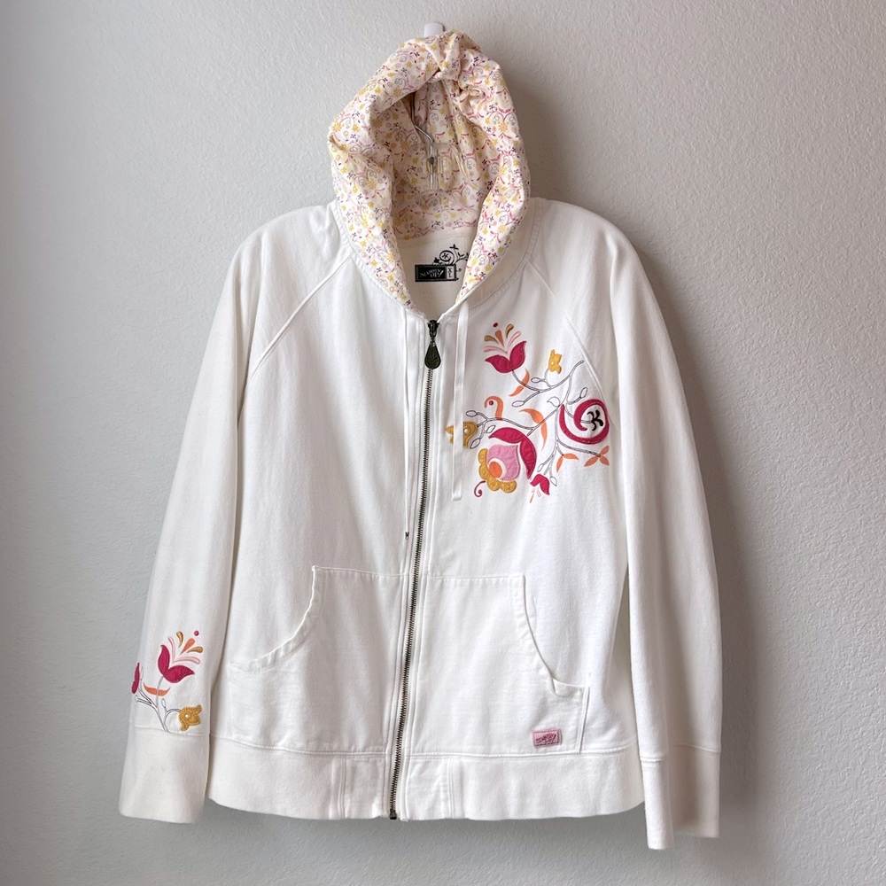 Stampin Up! Zip Front Hoodie Sweater Jacket XL
